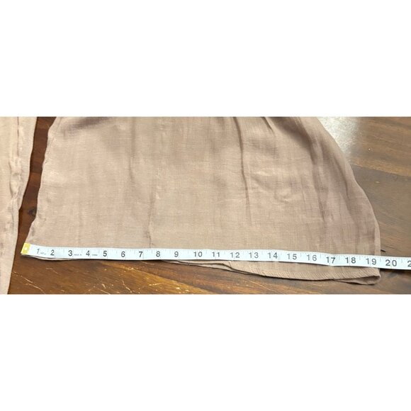 Hyfve Womens Smocked Waist Tiered Wide Leg Pants With Tie Waist Womans Size S - Picture 6 of 6